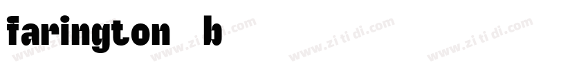 farington 7b字体转换